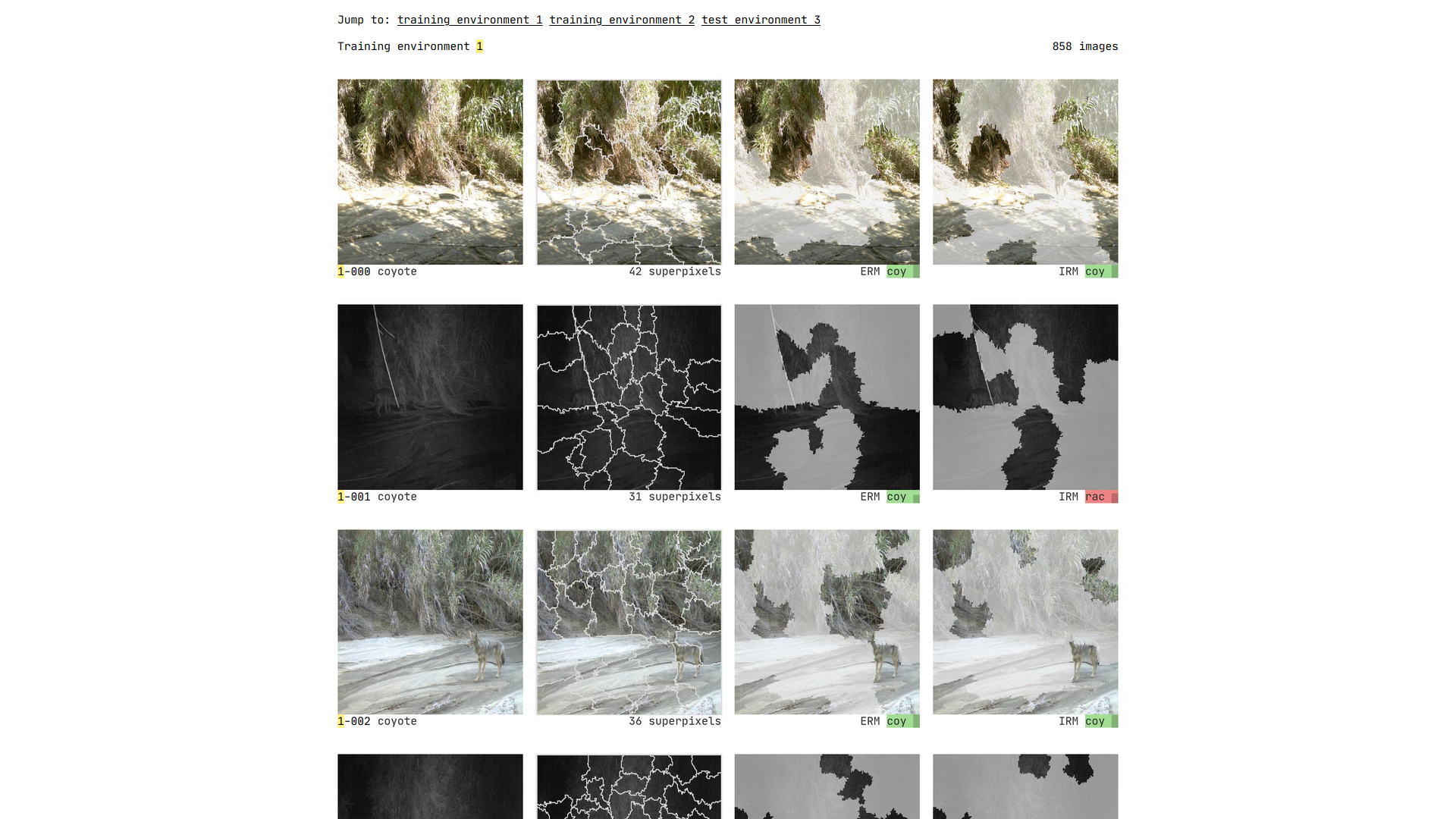 View all the images in the dataset on the all page.